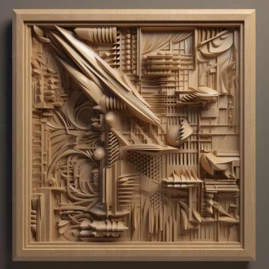 Patterns and decorations Moshe Safdie 1 3d model